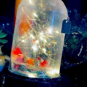 Plastic snow glob hand crafted sculptured